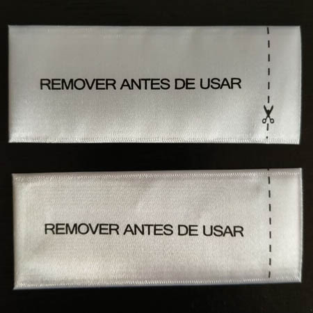 anti theft woven label